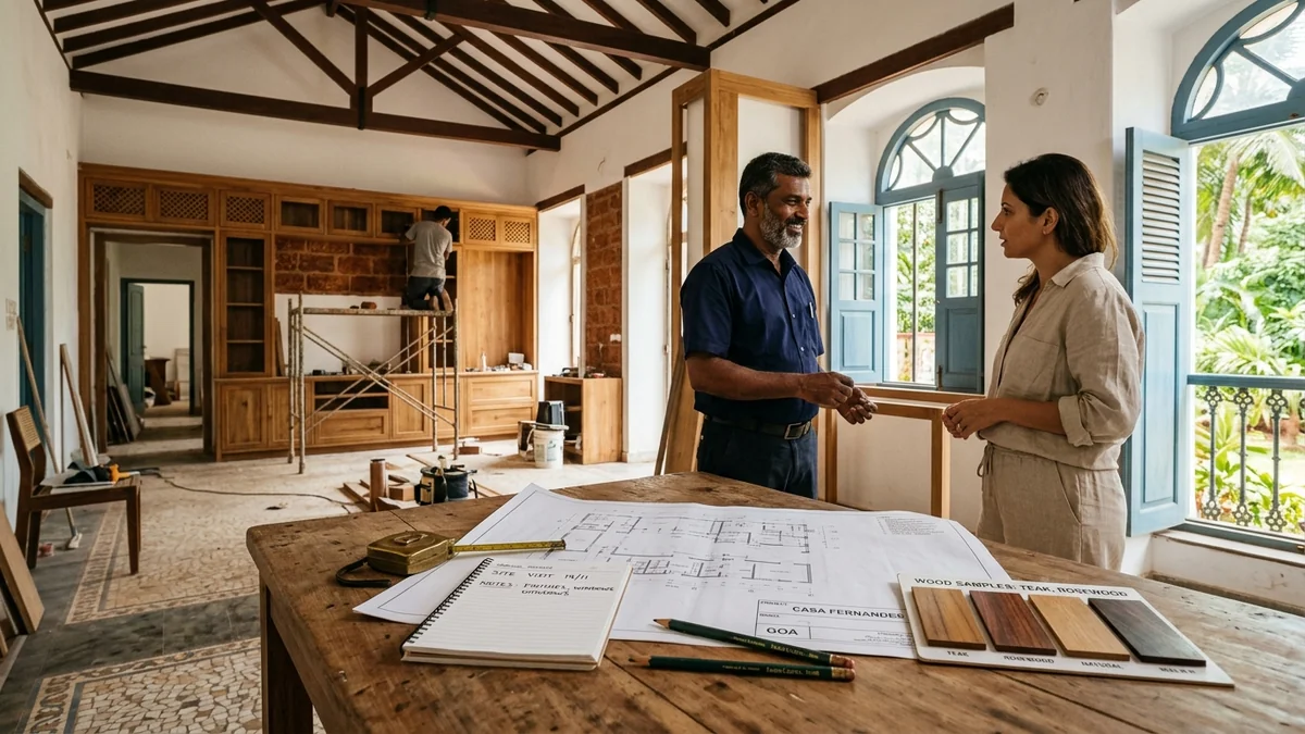 Home Renovation Checklist Before Hiring a Contractor in Goa