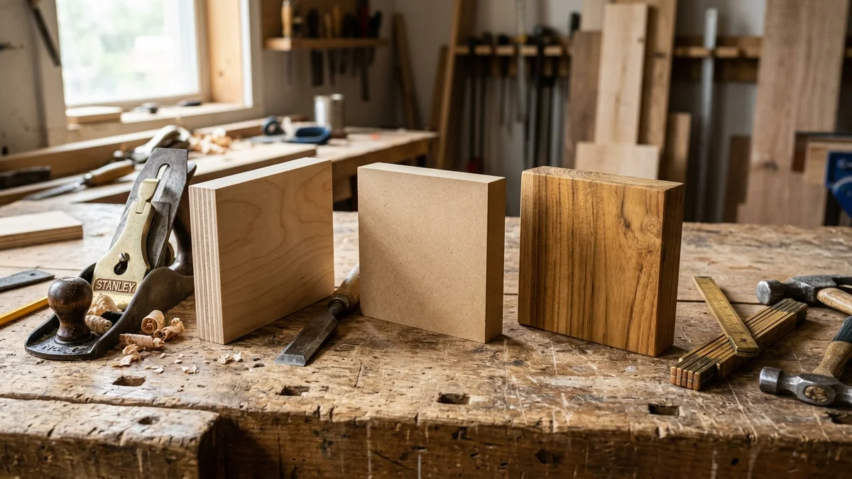 Plywood vs MDF vs Solid Wood Furniture Comparison in Goa