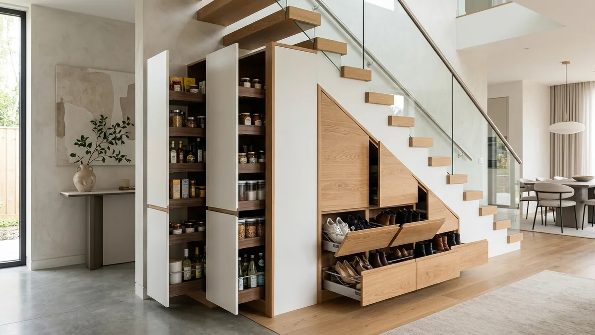 Under-Stair Storage and Cabinet Ideas for Goa Homes