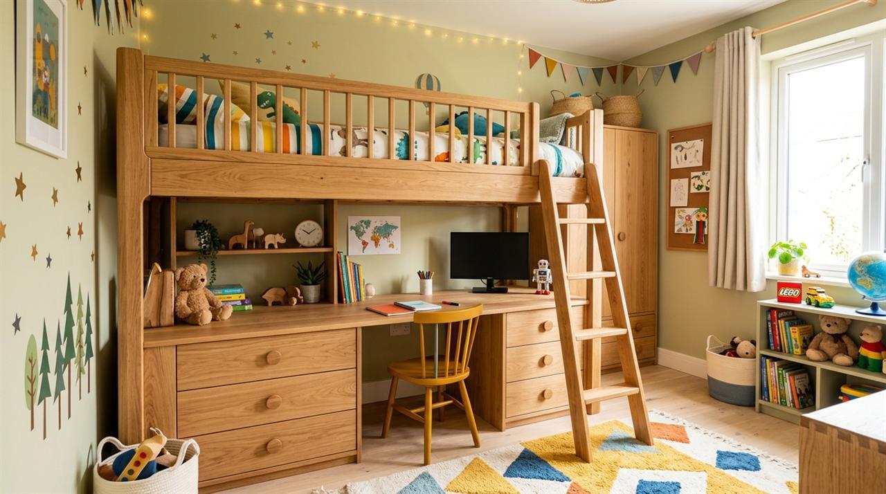 Safe, Sturdy & Creative Kids' Room Furniture: Custom Woodwork in Goa