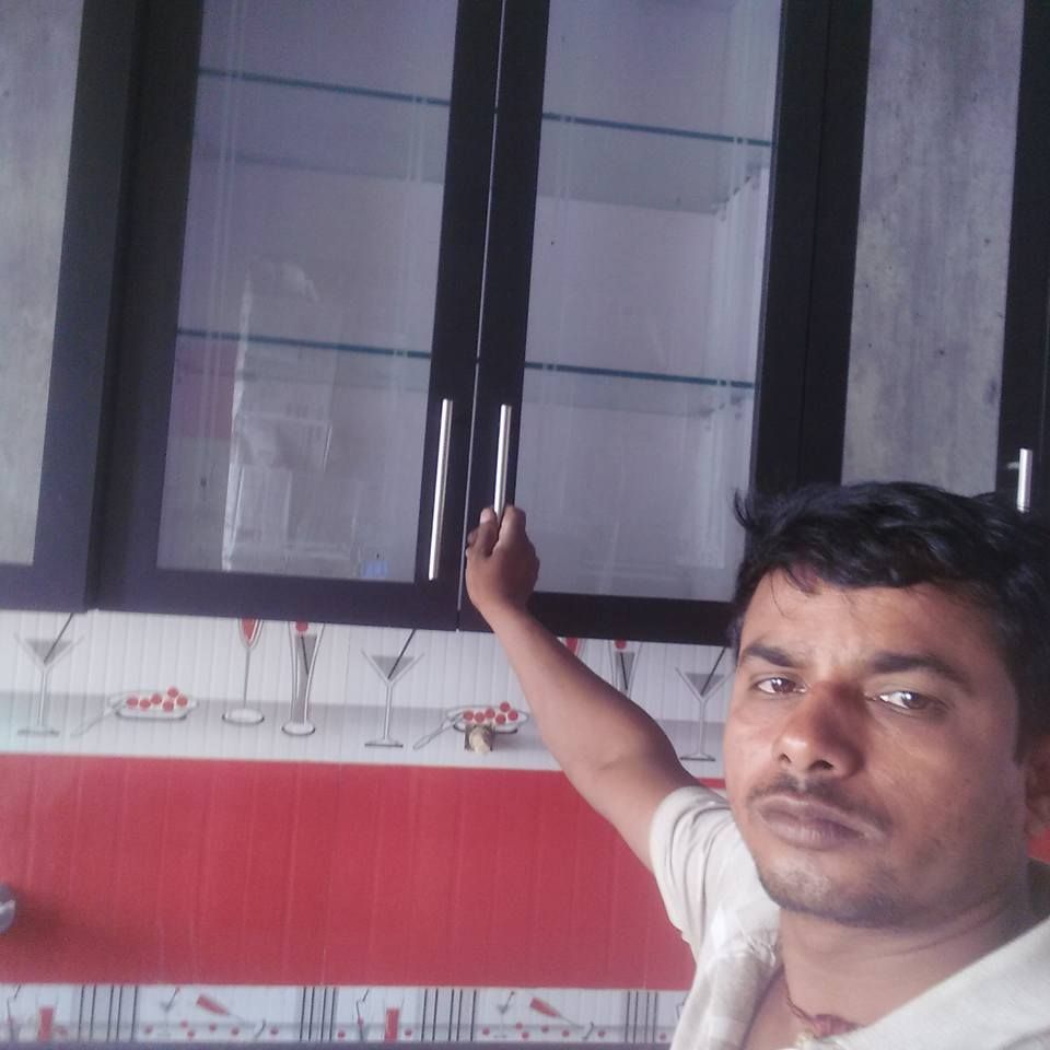 Kitchen Loft with Glass Door — Kitchen